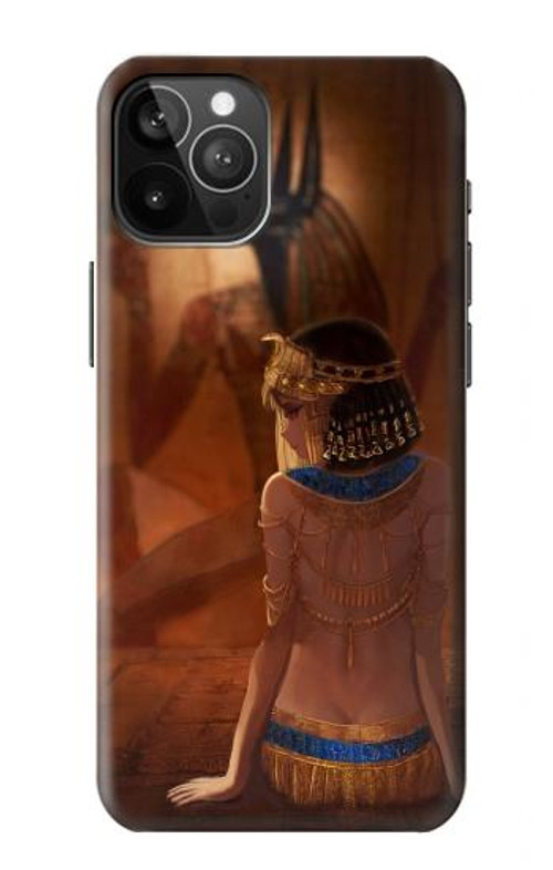 W3919 Egyptian Queen Cleopatra Anubis Case Cover Custodia e Flip Case per iPhone 12 Pro Max
