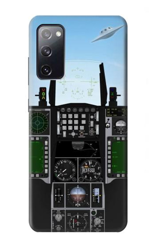 W3933 Fighter Aircraft UFO Case Cover Custodia e Flip Case per Samsung Galaxy S20 FE