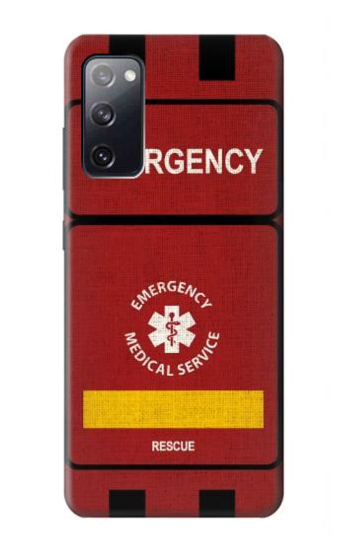 W3957 Emergency Medical Service Case Cover Custodia e Flip Case per Samsung Galaxy S20 FE