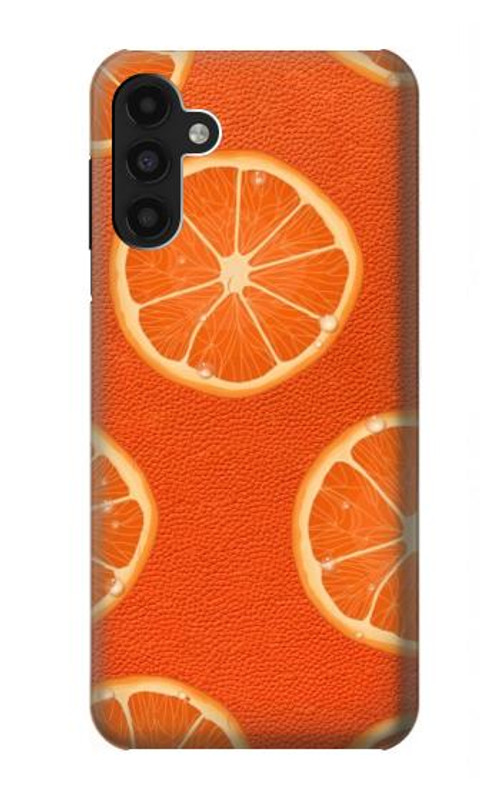 W3946 Seamless Orange Pattern Case Cover Custodia e Flip Case per Samsung Galaxy A13 4G