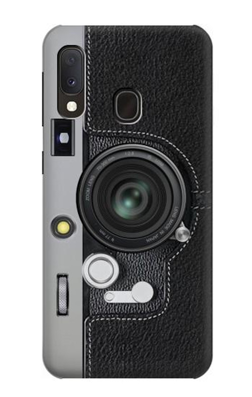 W3922 Camera Lense Shutter Graphic Print Case Cover Custodia e Flip Case per Samsung Galaxy A20e