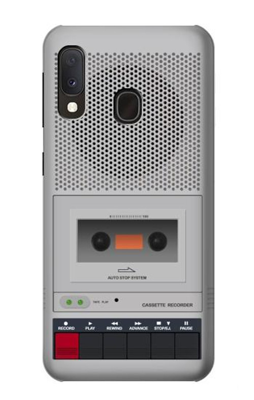 W3953 Vintage Cassette Player Graphic Case Cover Custodia e Flip Case per Samsung Galaxy A20e