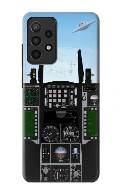 W3933 Fighter Aircraft UFO Case Cover Custodia e Flip Case per Samsung Galaxy A52, Galaxy A52 5G