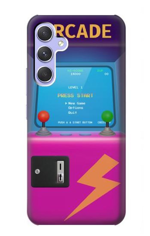 W3961 Arcade Cabinet Retro Machine Case Cover Custodia e Flip Case per Samsung Galaxy A54 5G