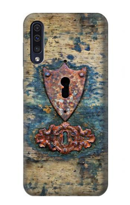 W3955 Vintage Keyhole Weather Door Case Cover Custodia e Flip Case per Samsung Galaxy A70