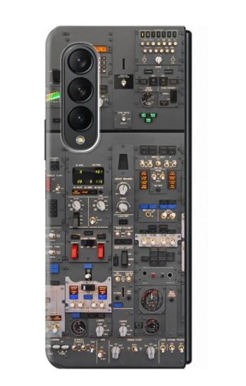 W3944 Overhead Panel Cockpit Case Cover Custodia e Flip Case per Samsung Galaxy Z Fold 3 5G