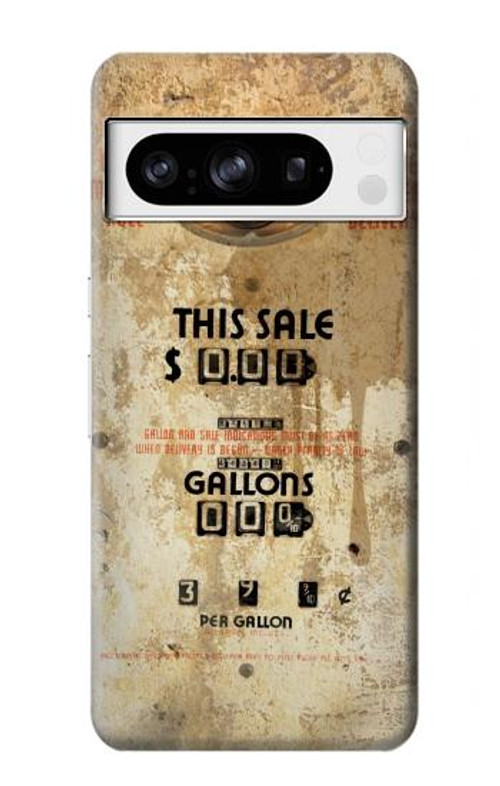 W3954 Vintage Gas Pump Case Cover Custodia e Flip Case per Google Pixel 8 pro