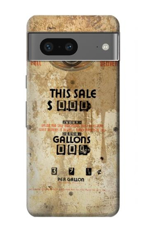 W3954 Vintage Gas Pump Case Cover Custodia e Flip Case per Google Pixel 7
