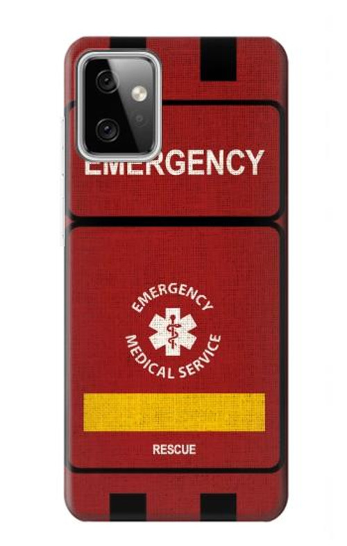 W3957 Emergency Medical Service Case Cover Custodia e Flip Case per Motorola Moto G Power (2023) 5G