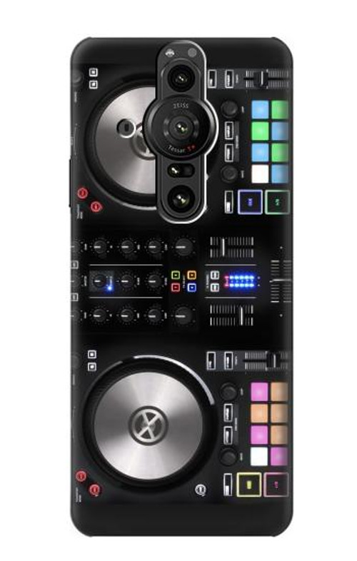 W3931 DJ Mixer Graphic Paint Case Cover Custodia e Flip Case per Sony Xperia Pro-I