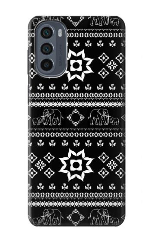 W3932 Elephant Pants Pattern Case Cover Custodia e Flip Case per Motorola Moto G62 5G