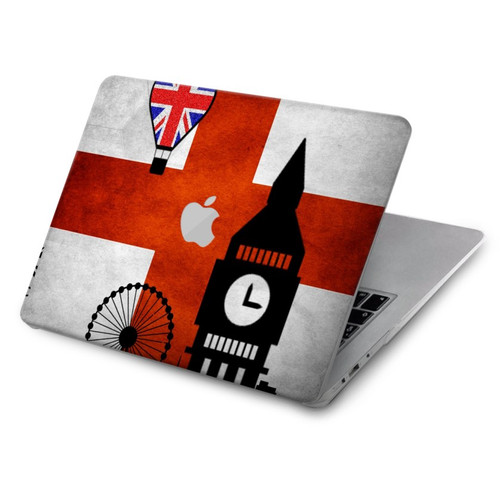 W2979 England Football Soccer Case Cover Custodia per MacBook Air 15″ (2023,2024,2025) - A2941, A3114, A3241