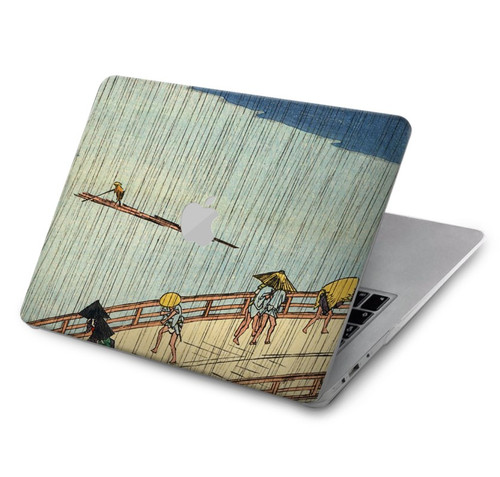W3347 Utagawa Hiroshige Sudden shower Case Cover Custodia per MacBook Air 15″ (2023,2024,2025) - A2941, A3114, A3241