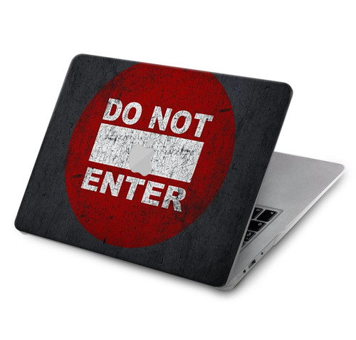 W3683 Do Not Enter Case Cover Custodia per MacBook Air 15″ (2023,2024,2025) - A2941, A3114, A3241