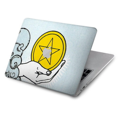 W3722 Tarot Card Ace of Pentacles Coins Case Cover Custodia per MacBook Air 15″ (2023,2024,2025) - A2941, A3114, A3241