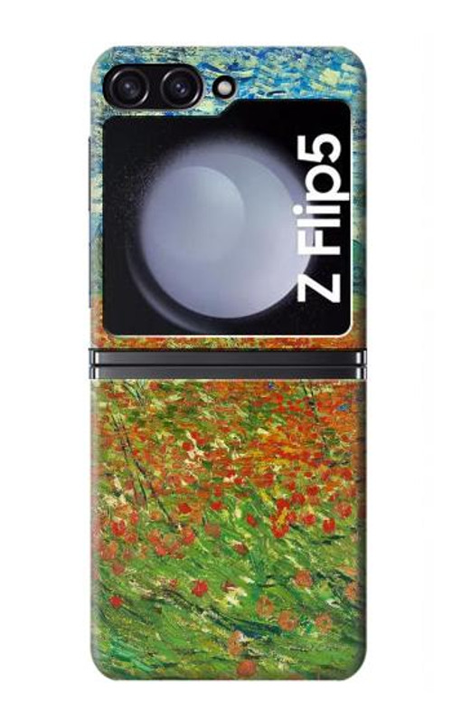 W2681 Field Of Poppies Vincent Van Gogh Case Cover Custodia e Flip Case per Samsung Galaxy Z Flip 5