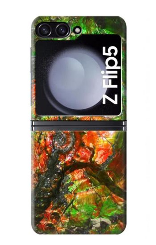 W2694 Ammonite Fossil Case Cover Custodia e Flip Case per Samsung Galaxy Z Flip 5