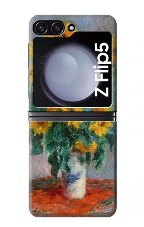 W2937 Claude Monet Bouquet of Sunflowers Case Cover Custodia e Flip Case per Samsung Galaxy Z Flip 5