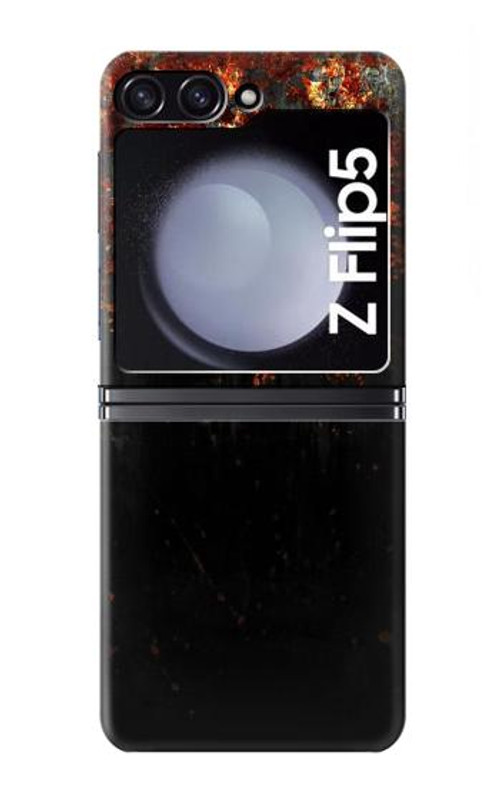 W3071 Rusted Metal Texture Graphic Case Cover Custodia e Flip Case per Samsung Galaxy Z Flip 5