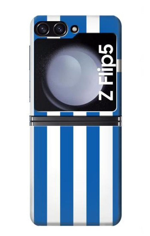 W3102 Flag of Greece Case Cover Custodia e Flip Case per Samsung Galaxy Z Flip 5