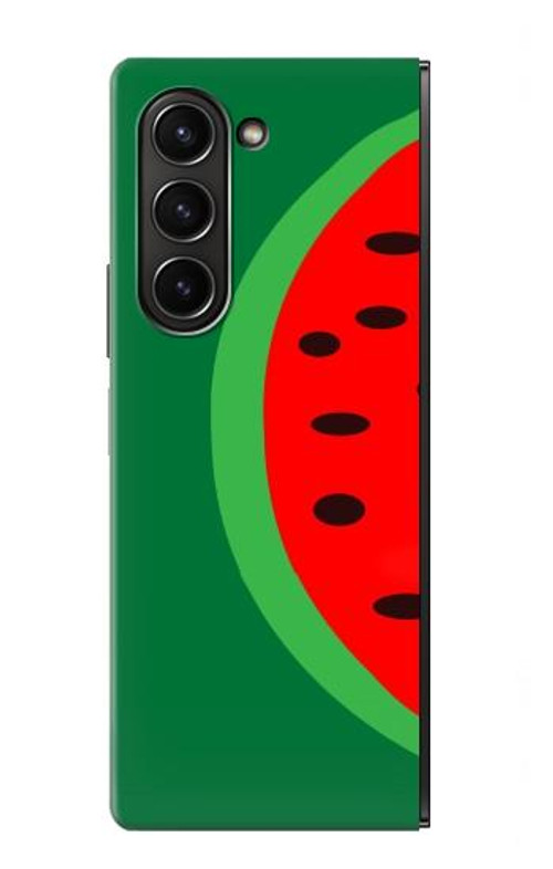 W2383 Watermelon Case Cover Custodia e Flip Case per Samsung Galaxy Z Fold 5