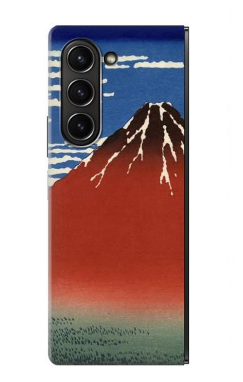 W2390 Katsushika Hokusai Red Fuji Case Cover Custodia e Flip Case per Samsung Galaxy Z Fold 5 W2390 Katsushika Hokusai Red Fuji Case Cover Custodia e Flip Case per Samsung Galaxy Z Fold 5