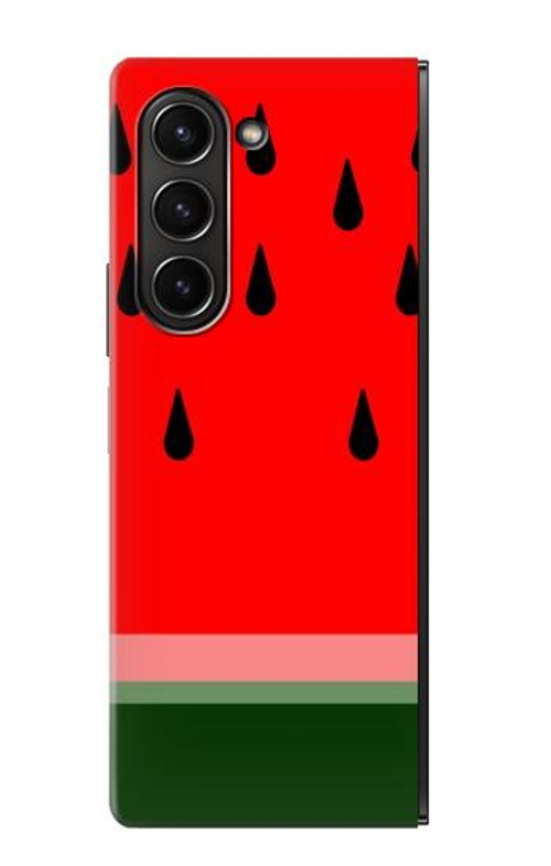 W2403 Watermelon Case Cover Custodia e Flip Case per Samsung Galaxy Z Fold 5