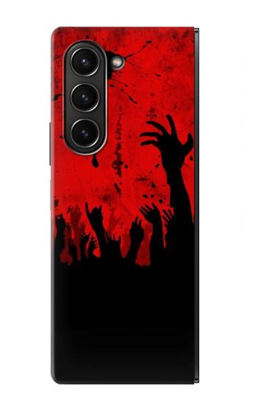 W2458 Zombie Hands Case Cover Custodia e Flip Case per Samsung Galaxy Z Fold 5