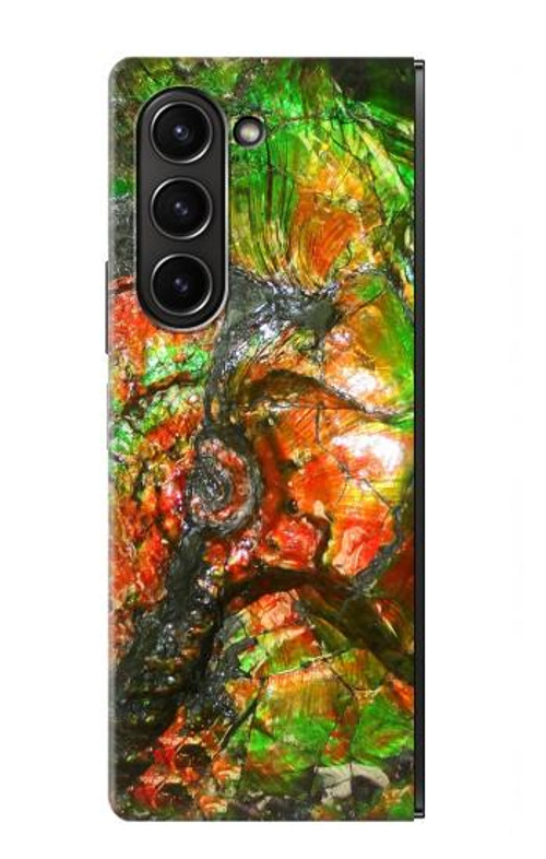 W2694 Ammonite Fossil Case Cover Custodia e Flip Case per Samsung Galaxy Z Fold 5