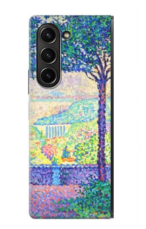 W3349 Paul Signac Terrace of Meudon Case Cover Custodia e Flip Case per Samsung Galaxy Z Fold 5