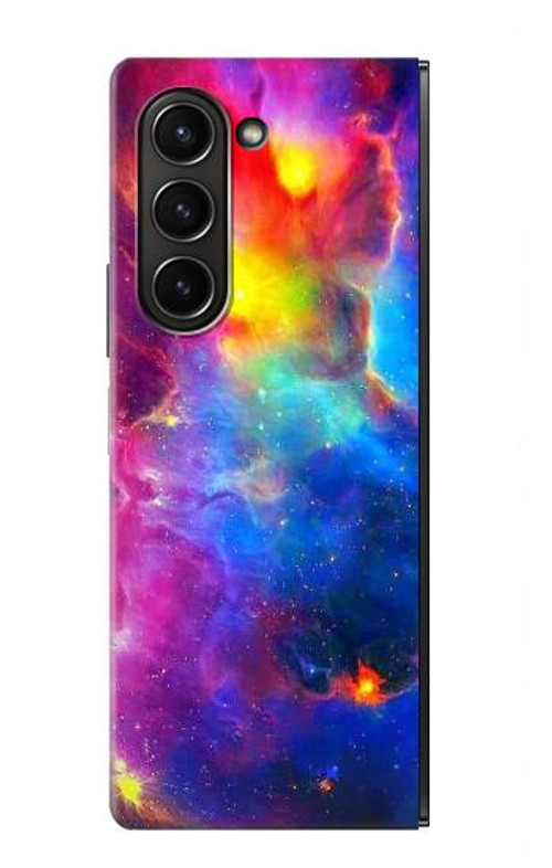 W3371 Nebula Sky Case Cover Custodia e Flip Case per Samsung Galaxy Z Fold 5