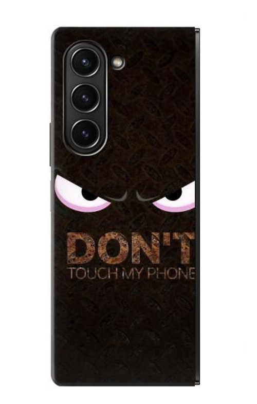W3412 Do Not Touch My Phone Case Cover Custodia e Flip Case per Samsung Galaxy Z Fold 5