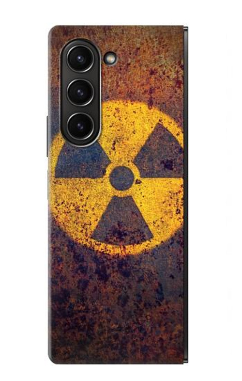 W3892 Nuclear Hazard Case Cover Custodia e Flip Case per Samsung Galaxy Z Fold 5