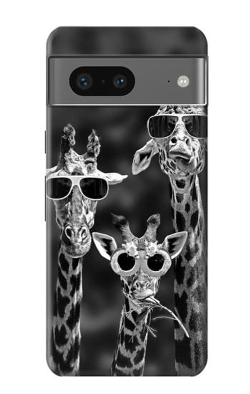 W2327 Giraffes With Sunglasses Case Cover Custodia e Flip Case per Google Pixel 7a