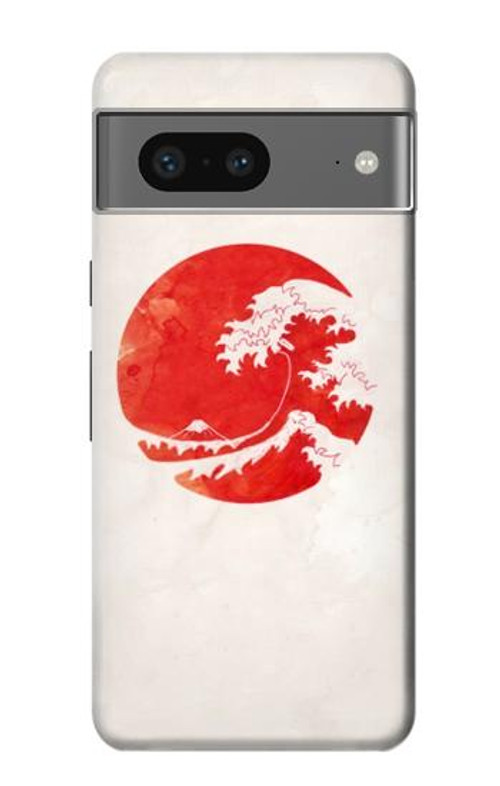 W3237 Waves Japan Flag Case Cover Custodia e Flip Case per Google Pixel 7a