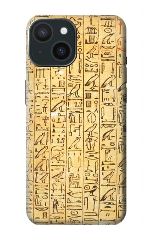 W1625 Egyptian Coffin Texts Case Cover Custodia e Flip Case per iPhone 15