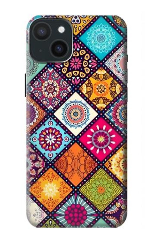 W3943 Maldalas Pattern Case Cover Custodia e Flip Case per iPhone 15 Plus