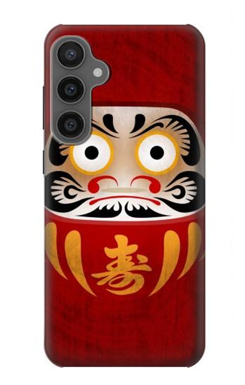 W3023 Japan Good Luck Daruma Doll Case Cover Custodia e Flip Case per Samsung Galaxy S23 FE