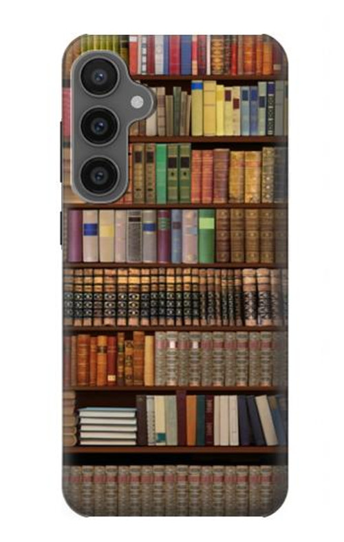 W3154 Bookshelf Case Cover Custodia e Flip Case per Samsung Galaxy S23 FE