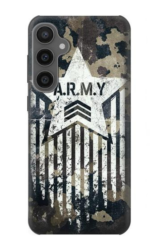 W3666 Army Camo Camouflage Case Cover Custodia e Flip Case per Samsung Galaxy S23 FE