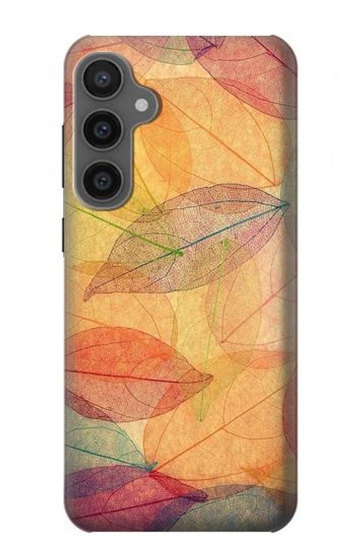 W3686 Fall Season Leaf Autumn Case Cover Custodia e Flip Case per Samsung Galaxy S23 FE