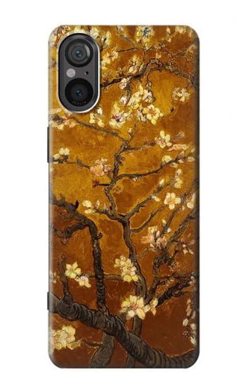 W2663 Yellow Blossoming Almond Tree Van Gogh Case Cover Custodia e Flip Case per Sony Xperia 5 V