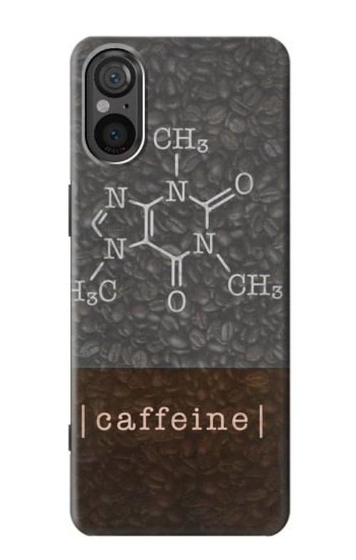 W3475 Caffeine Molecular Case Cover Custodia e Flip Case per Sony Xperia 5 V