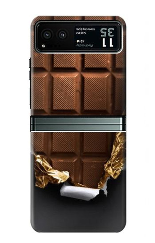 W0270 Chocolate Tasty Case Cover Custodia e Flip Case per Motorola Razr 40