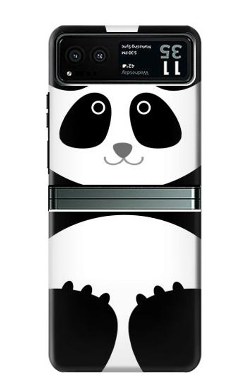W2085 Panda Minimalist Case Cover Custodia e Flip Case per Motorola Razr 40