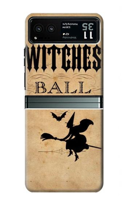 W2648 Vintage Halloween The Witches Ball Case Cover Custodia e Flip Case per Motorola Razr 40
