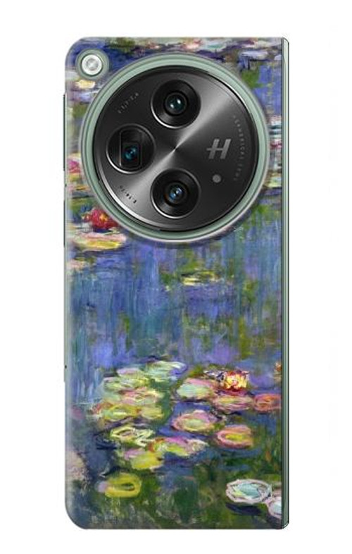 W0997 Claude Monet Water Lilies Case Cover Custodia e Flip Case per OnePlus OPEN