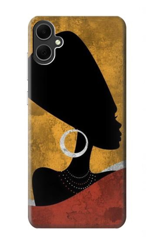 W3453 African Queen Nefertiti Silhouette Case Cover Custodia e Flip Case per Samsung Galaxy A05