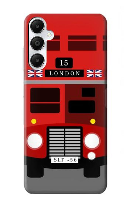 W2058 England British Double Decker Bus Case Cover Custodia e Flip Case per Samsung Galaxy A05s