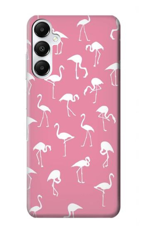 W2858 Pink Flamingo Pattern Case Cover Custodia e Flip Case per Samsung Galaxy A05s
